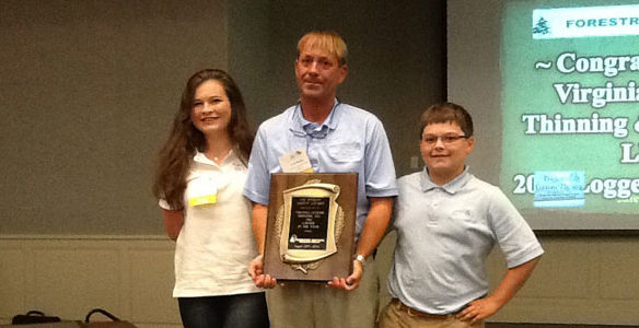 C. K. Greene named Logger of the Year by Forestry Mutual